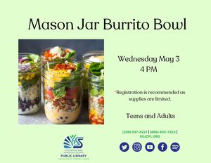Mason Jar Burrito Bo